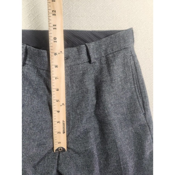 Banana Republic Pants Mens 30/32 Gray Gavin Flat Front Zip Fly Straight Preppy - Picture 6 of 9